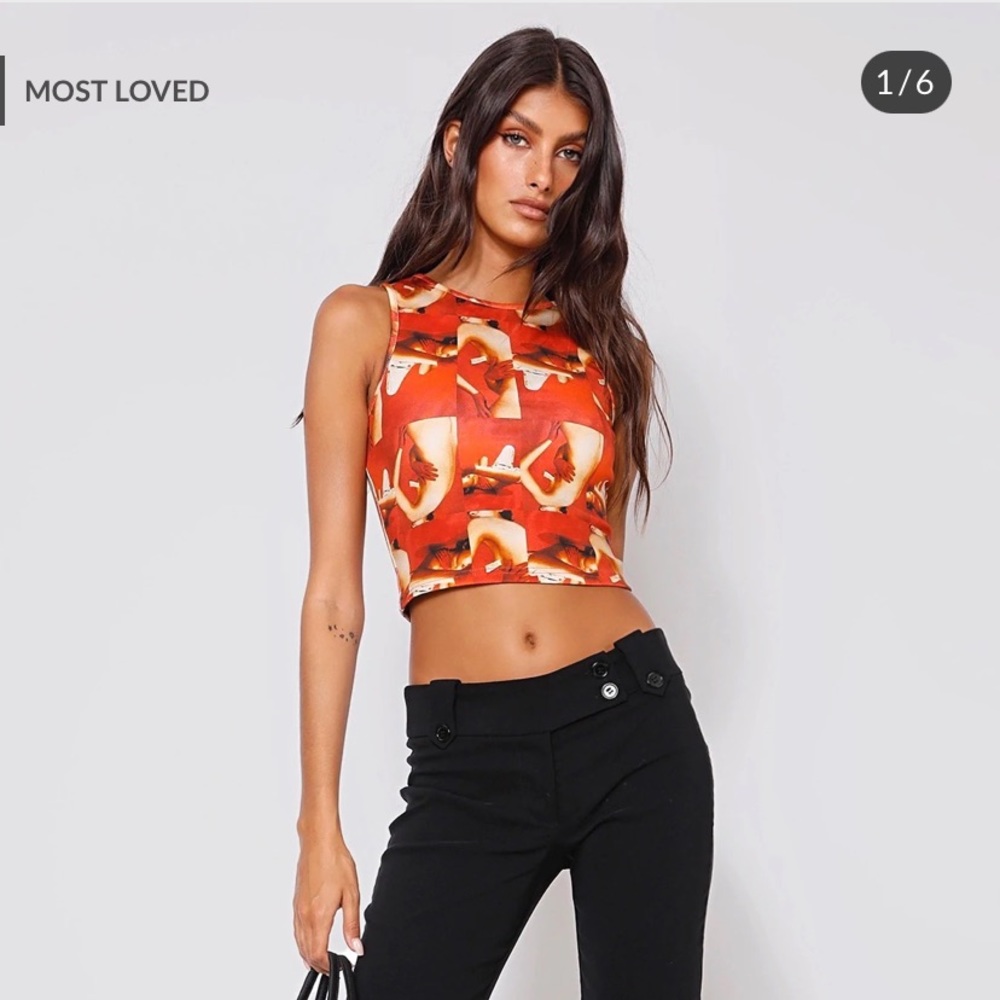 Tiger Mist printed tank top